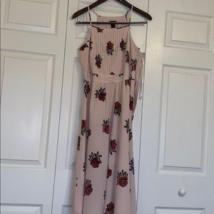Ann Taylor pink flower dress